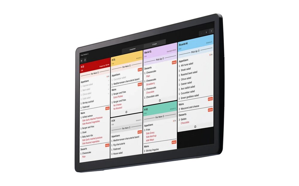 Square Kitchen Display System 21.5 inch touchscreen
