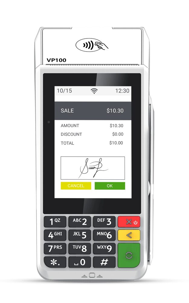 Valor VP100 countertop POS